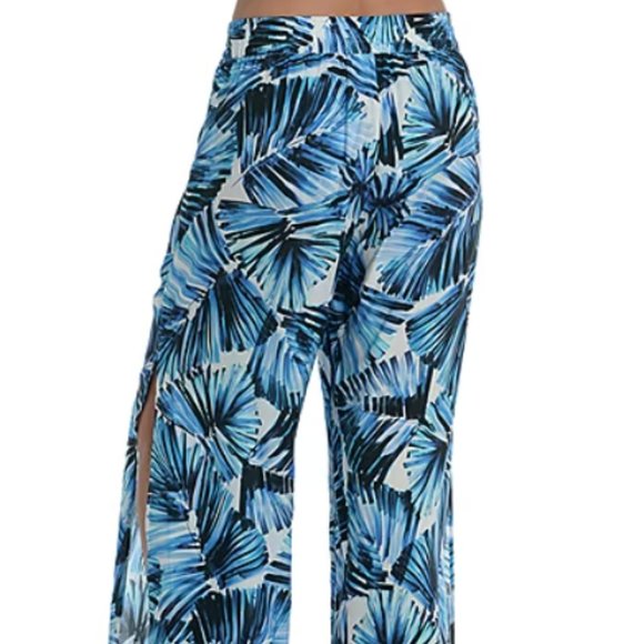 Swim Mynah Womens Blue Swimsuit Coverup Pants Poshmark
